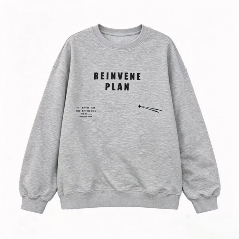 Unisex Oversize-Sweatshirt mit Rundhalsausschnitt, Statement-Print und French-Terry-Innenfutter Nord Taschen