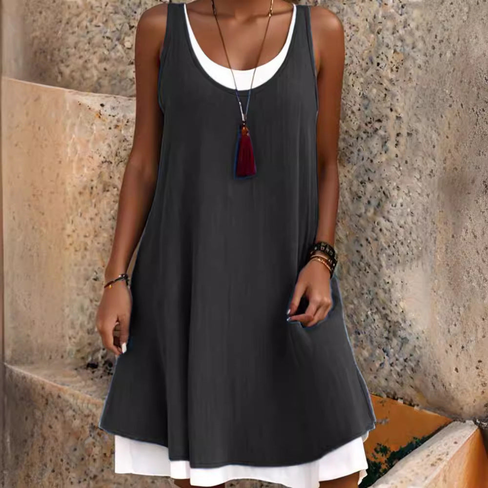 Damen lässiges Sommerkleid