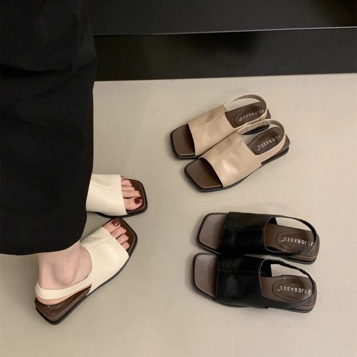 Damen elegante und bequeme Sandalen mit modischem Riemchen und ergonomischer Sohle