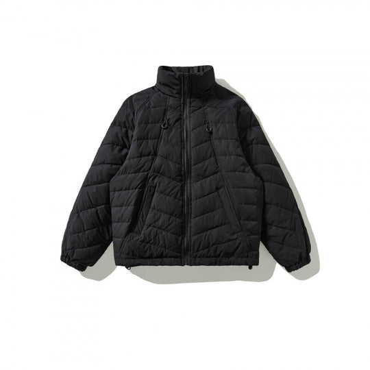 Unisex Gepolsterte Steppjacke mit hohem Kragen, Kordelzugsaum und elastischen Bündchen Nord Taschen