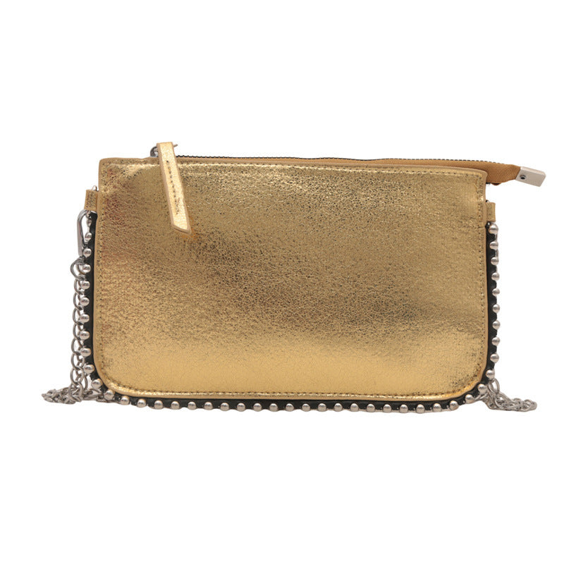 Damen elegante Clutch Tasche mit Kettendetails Nord Taschen