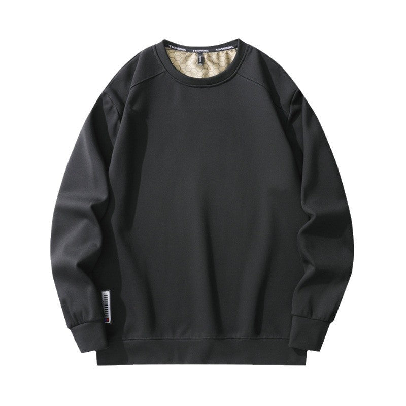 Herren Oversize-Sweatshirt aus technischem Jersey mit Rundhals und thermoregulierendem Futter Nord Taschen