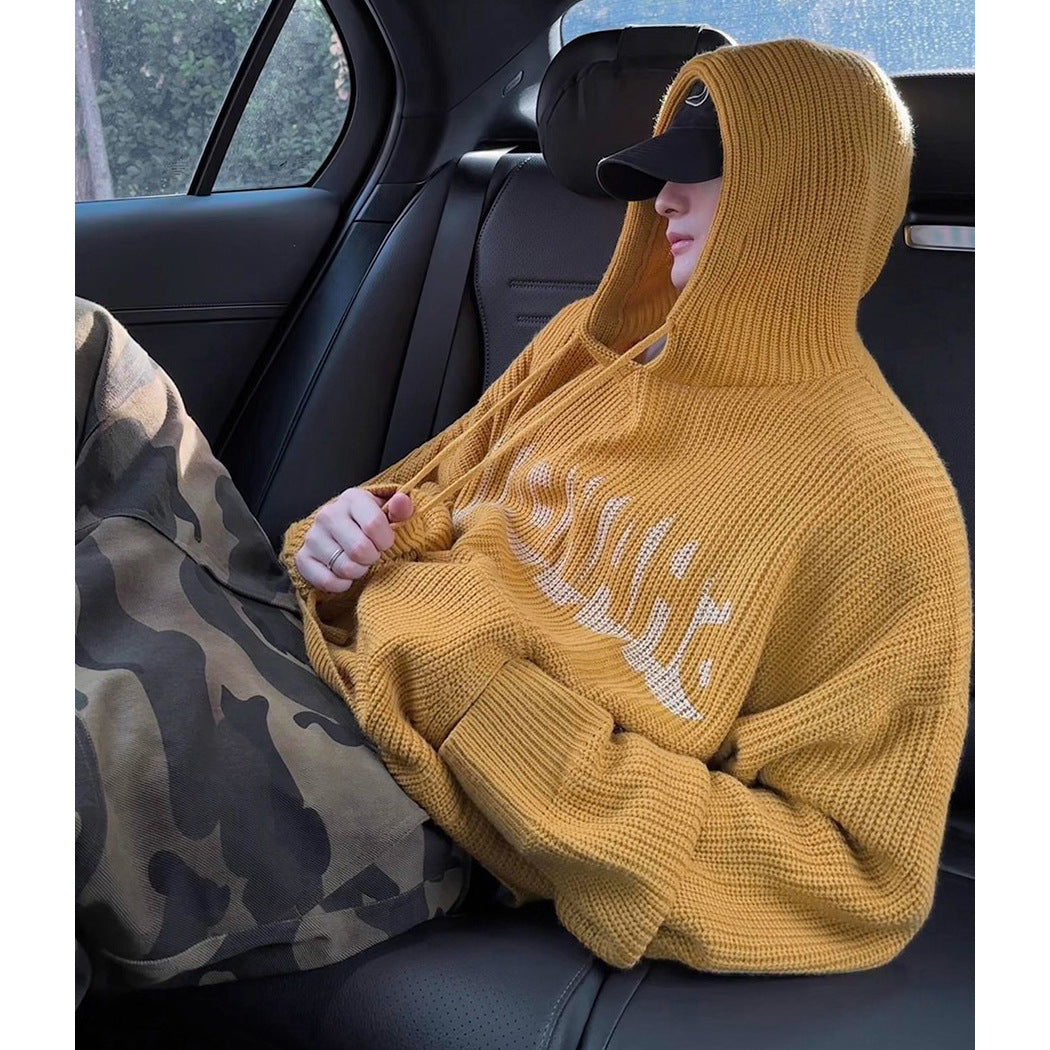 Damen Komfortabler oversized Hoodie mit grafischem Schriftzug Nord Taschen