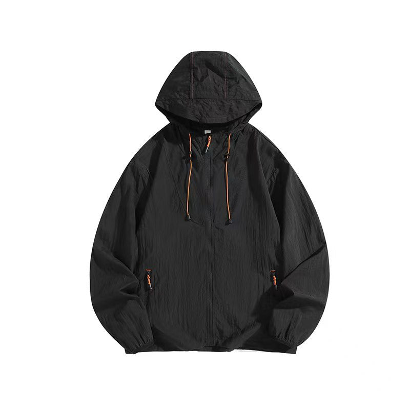 Herren Leichte Outdoorjacke mit Kapuze und praktischen Reißverschlusstaschen Nord Taschen