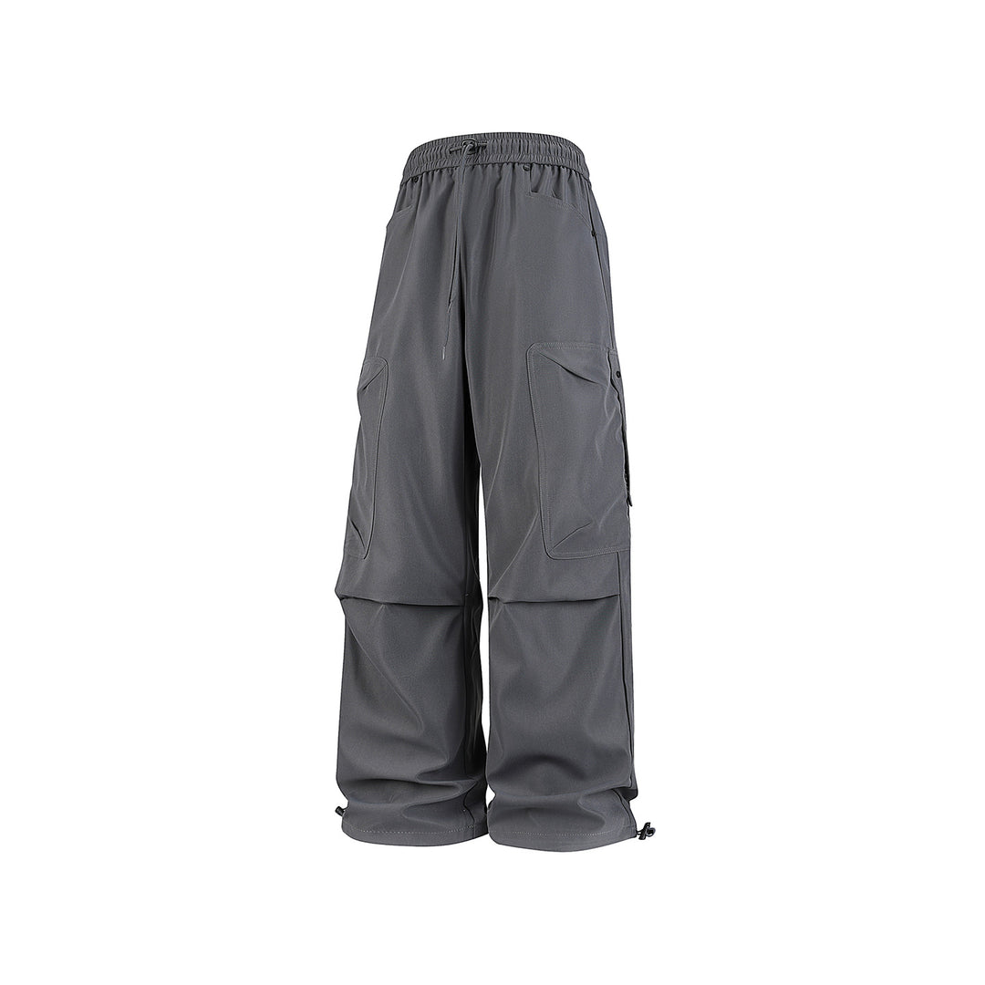 Herren Extraweite Utility-Cargohose im Joggerstil mit Tunnelzugbund und verstellbaren Beinabschlüssen Nord Taschen