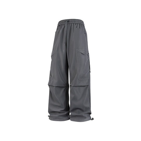 Herren Extraweite Utility-Cargohose im Joggerstil mit Tunnelzugbund und verstellbaren Beinabschlüssen Nord Taschen