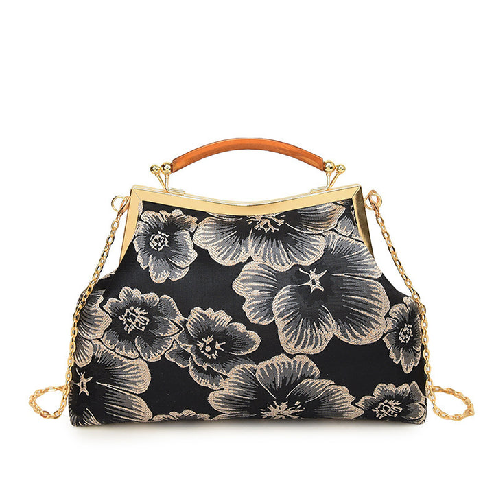 Damen elegante Umhängetasche mit floralem Design Nord Taschen
