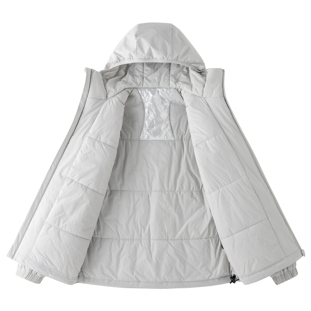 Herren Kapuzen-Softshelljacke mit Zwei-Wege-Reißverschluss, wasserabweisender Membran und Brusttasche Nord Taschen