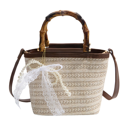 Damenhandtasche mit kreativen Texturmischungen Nord Taschen