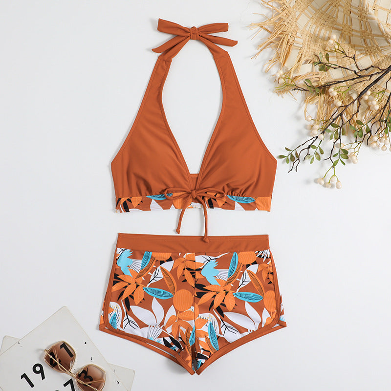 Damen Sportliches Bikini-Set mit verdecktem Bauch