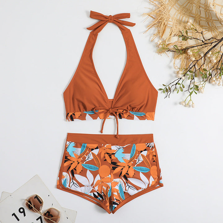 Damen Sportliches Bikini-Set mit verdecktem Bauch
