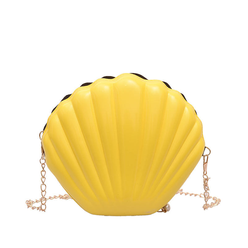 Damen elegante Clutch im Muschel-Design Nord Taschen
