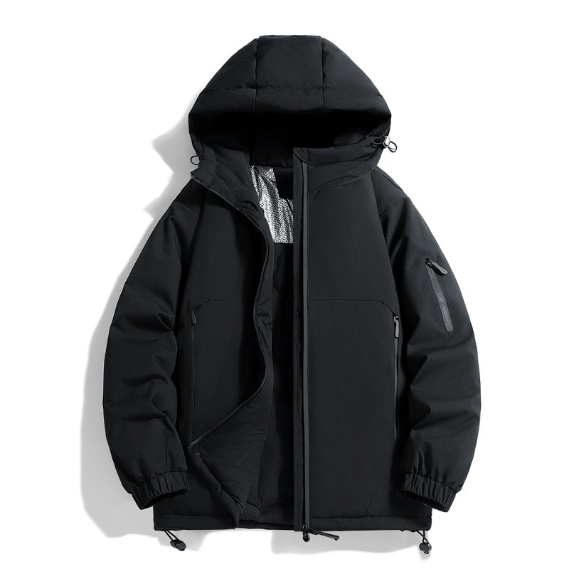 Unisex Warmer wasserabweisender Steppparka mit technischer Kapuze Nord Taschen