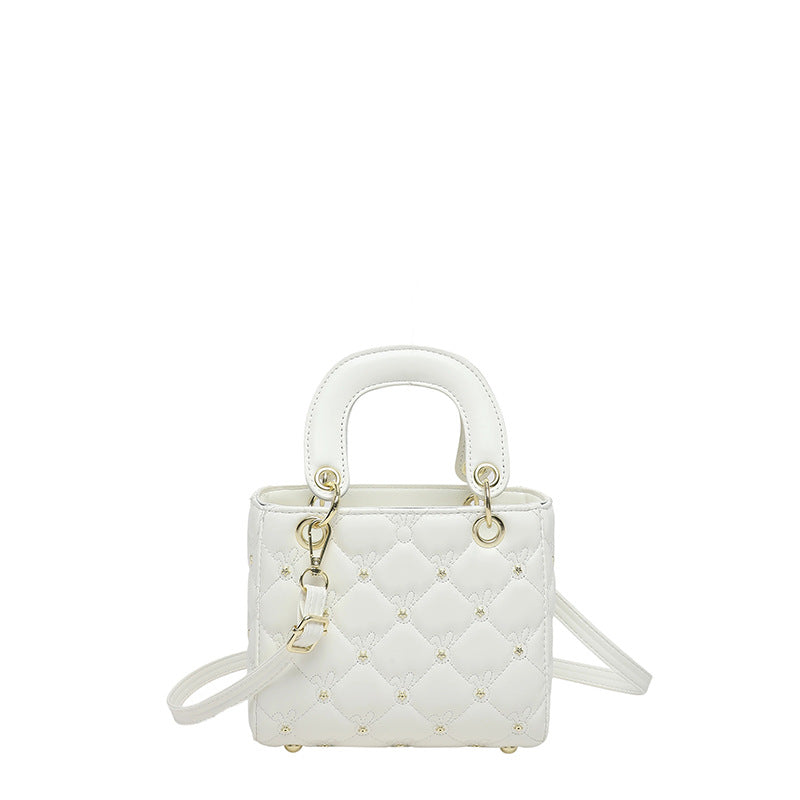 Damen elegante Umhängetasche mit goldenem Verschluss Nord Taschen