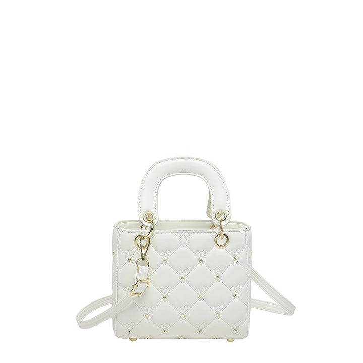 Damen elegante Umhängetasche mit goldenem Verschluss Nord Taschen