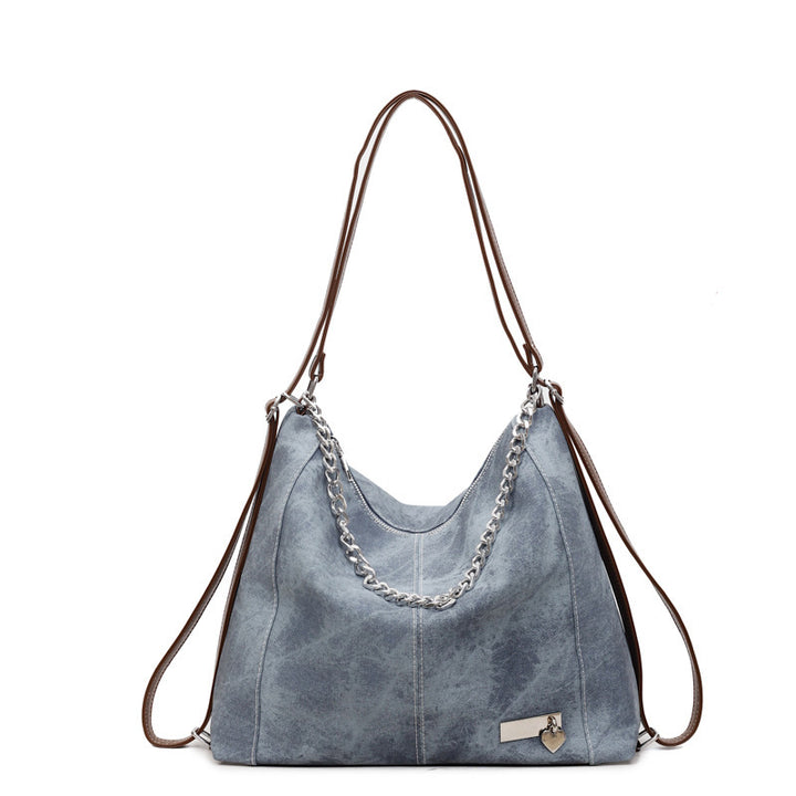 Damen Umhängetasche mit luxuriösem Kettenakzent Nord Taschen