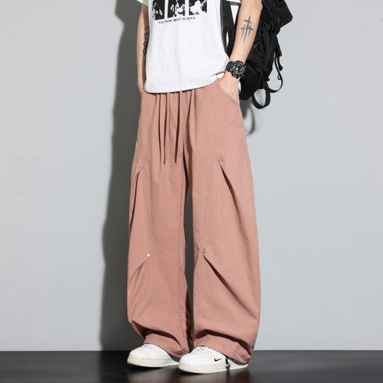 Damen Weite Lagen-Loungehose mit Cargo-Details & elastischem Tunnelzug Nord Taschen