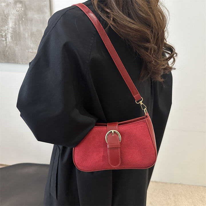 Damen Umhängetasche mit elegantem Schnallenverschluss Nord Taschen
