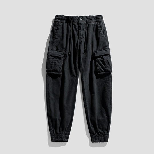 Herren Urban‑Utility Relaxed‑Fit Cargo‑Jogginghose mit Tunnelzug und Mehrfach‑Taschen Nord Taschen