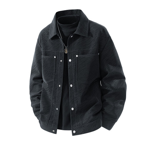 Herren Stilvolle Overshirt Jacke Nord Taschen