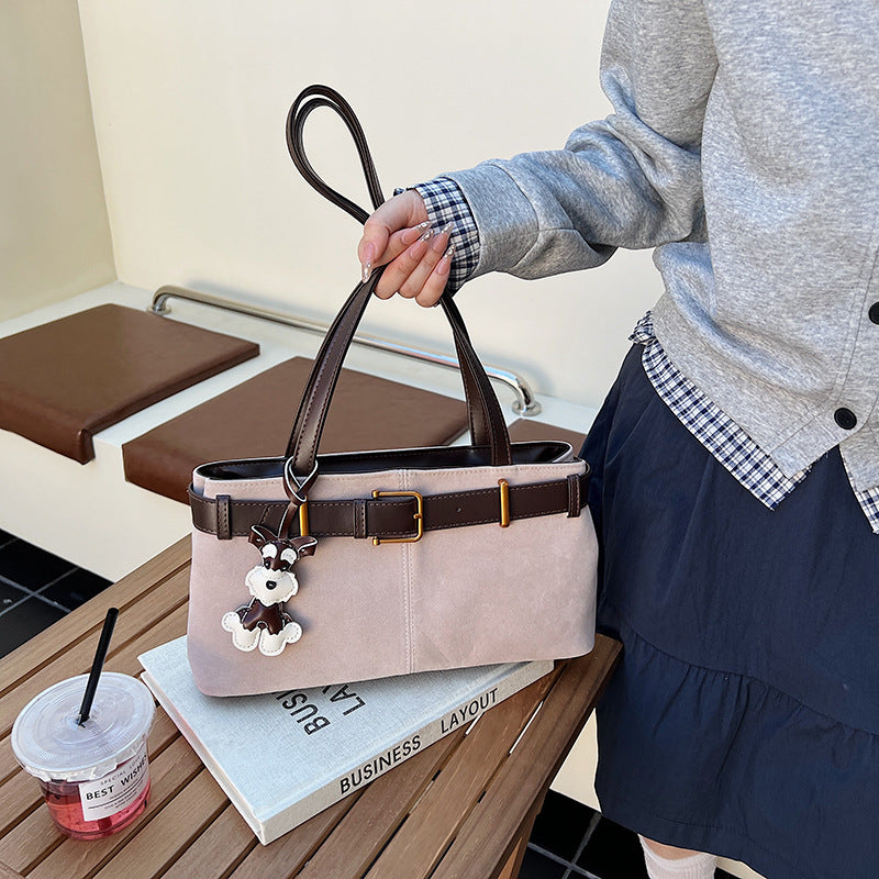 Damen Henkeltasche mit stilvollem Tieranhänger Nord Taschen