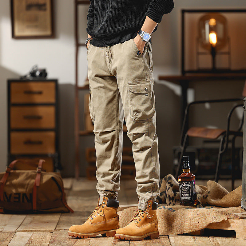 Herren Cargo-Jogginghose mit Multifachtaschen und elastischen Bündchen Nord Taschen