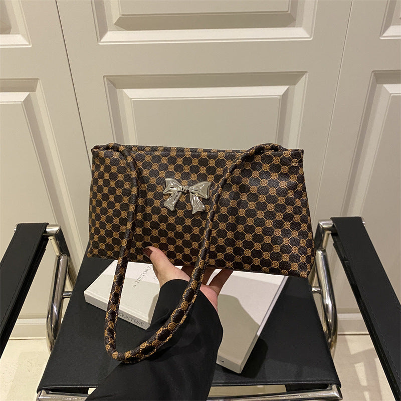 Damen elegante Umhängetasche mit stilvollem Bow-Design Nord Taschen
