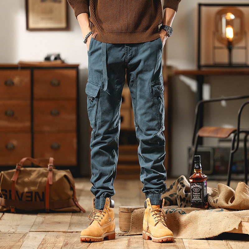 Herren Cargo-Joggerhose mit Multifachtaschen und elastischem Saum Nord Taschen