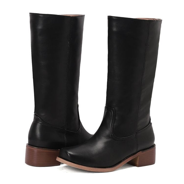 Nord Taschen | Damen Plateau Stiefel Bequeme