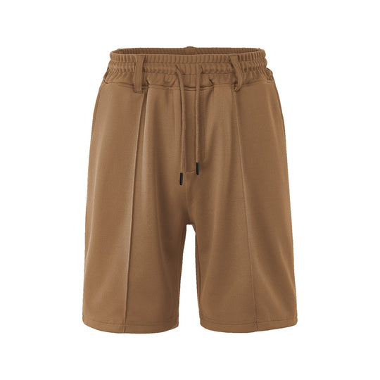 Herren nan Chino-inspirierte Relax-Shorts mit Bundfalten elastischem Tunnelzug und Eingrifftaschen Nord Taschen