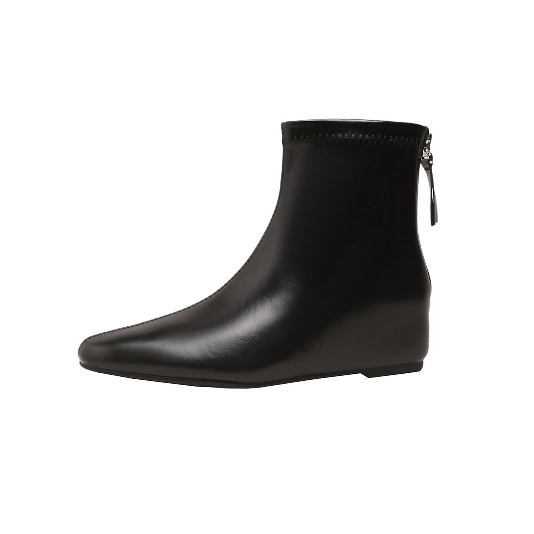 Damen Schlanke Ankle‑Boots mit elastischem Schaft und rückseitigem Reißverschluss Nord Taschen