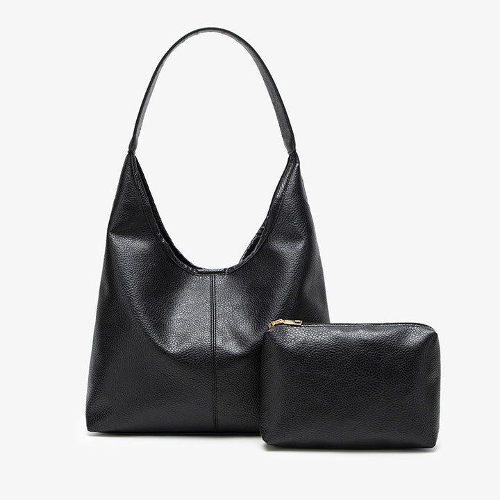 Damen Hobo-Handtasche aus weichem Leder mit praktischem Design Nord Taschen