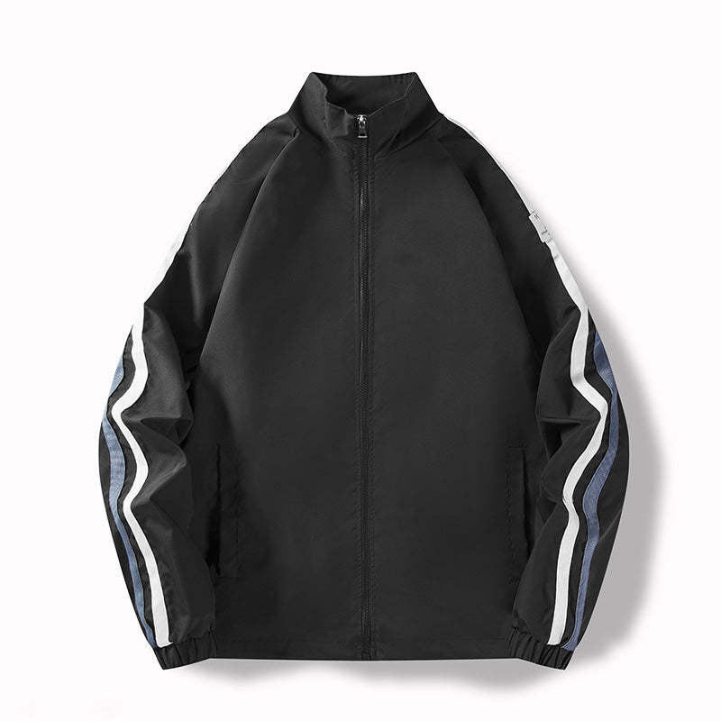 Herren Funktionsjacke mit hohem Kragen und seitlichen Reißverschlusstaschen Nord Taschen