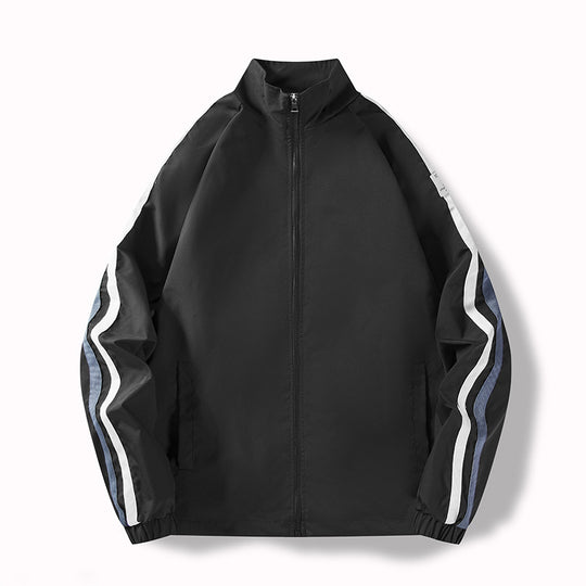 Herren Funktionsjacke mit hohem Kragen und seitlichen Reißverschlusstaschen Nord Taschen