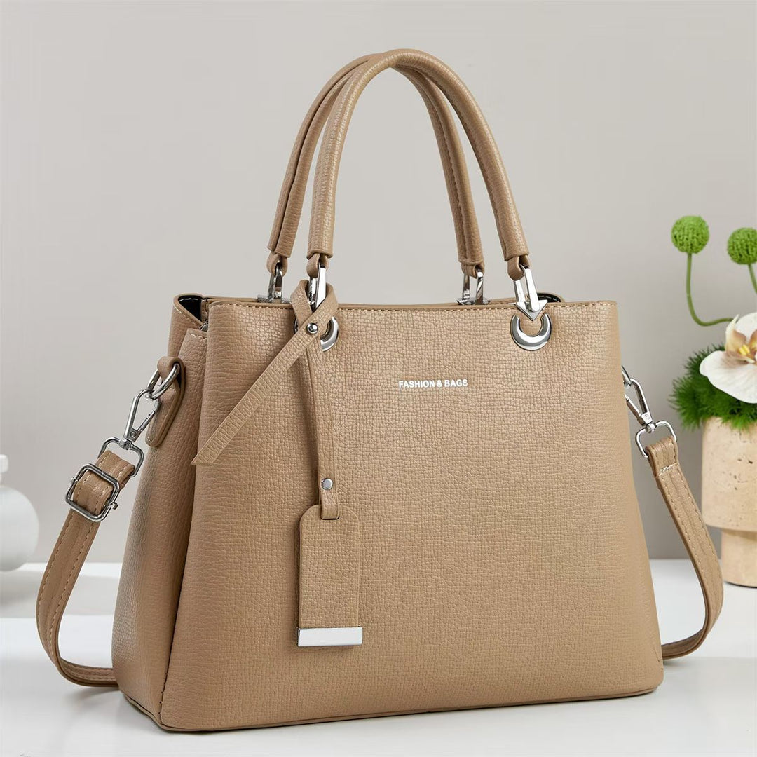 Damen elegante Handtasche mit strukturierten Akzenten Nord Taschen