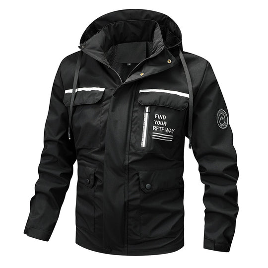 Herren Wasserfeste Outdoor-Jacke