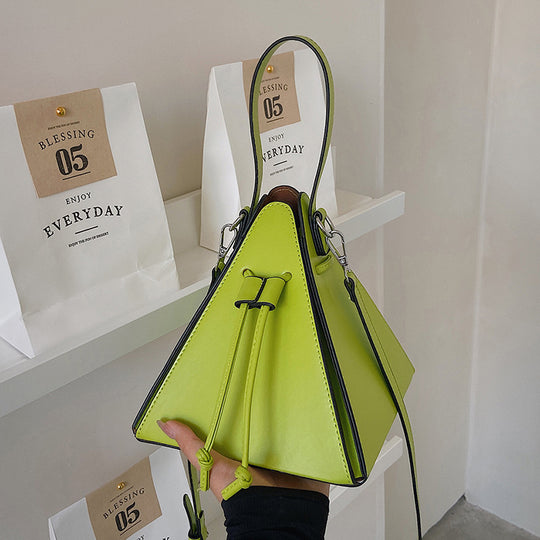 Damen geometrische Hobo-Tasche mit verstellbarem Schulterriemen und stilvollem Kordelzug Nord Taschen