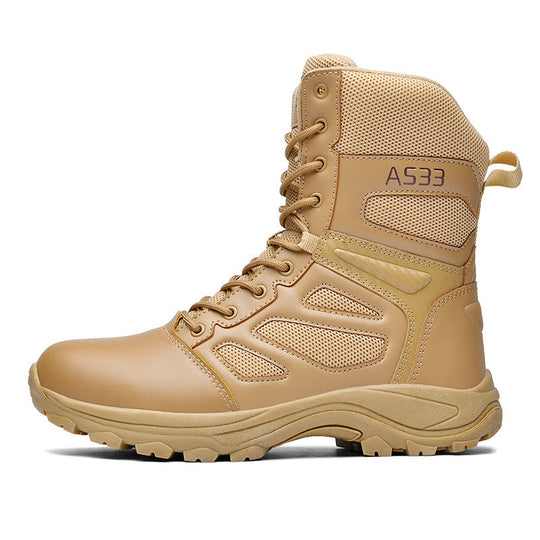 Damen Hochwertige Tactical-Stiefel mit rutschfester Profilsohle und atmungsaktiver Mesh-Verstärkung Nord Taschen
