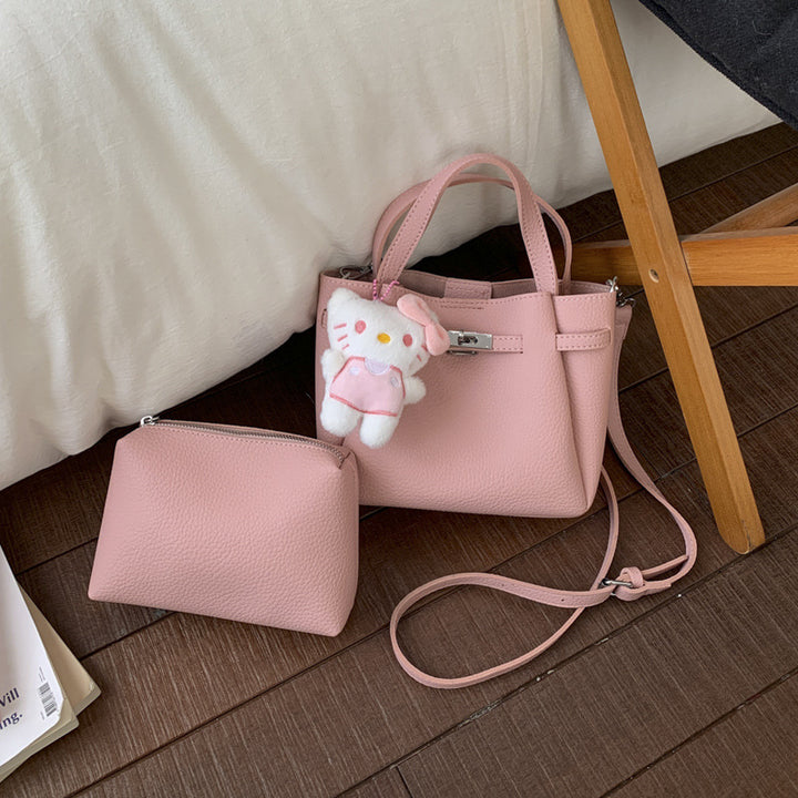 Damen Mini-Handtasche mit abnehmbarem Kosmetiktäschchen Nord Taschen