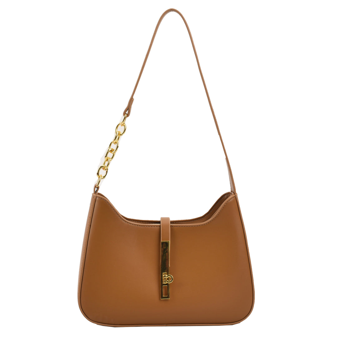 Damen Schultertasche mit elegantem Kettenverschluss und modernem Design Nord Taschen