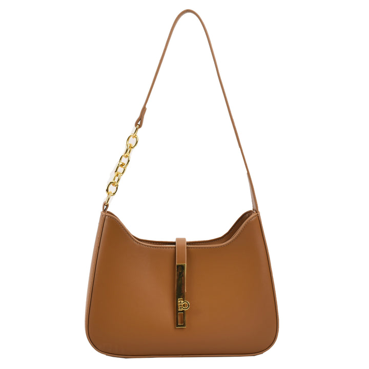 Damen Schultertasche mit elegantem Kettenverschluss und modernem Design Nord Taschen