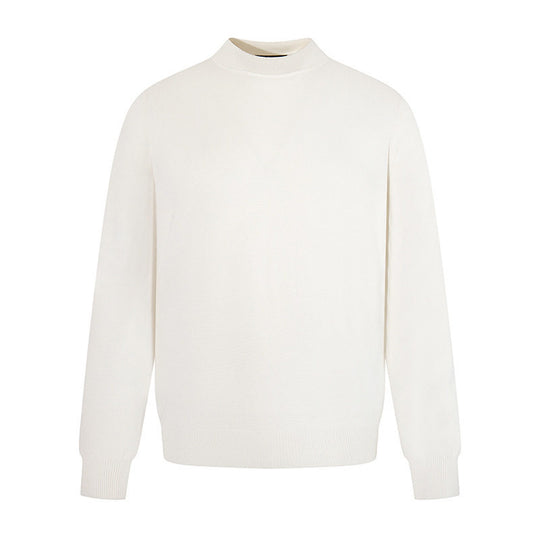 Herren Feinstrickpullover mit leichtem Stehkragen und gerippten Bündchen Nord Taschen