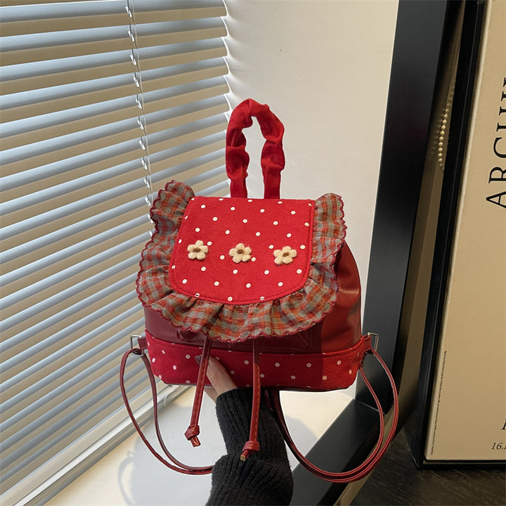 Damen Rucksacktasche mit verspieltem Blumendekor Nord Taschen