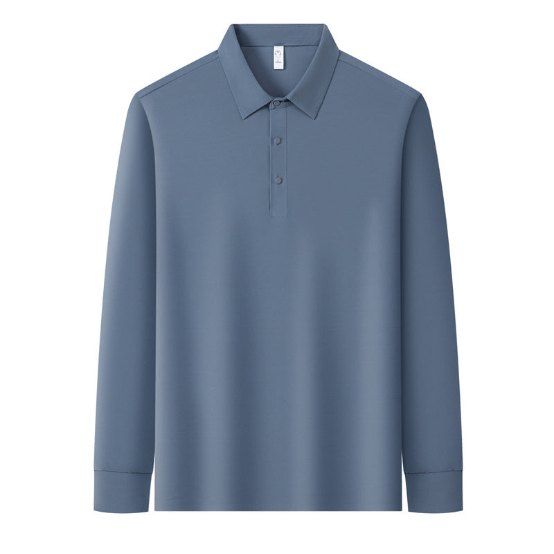 Herren Poloshirt mit langen Ärmeln Nord Taschen