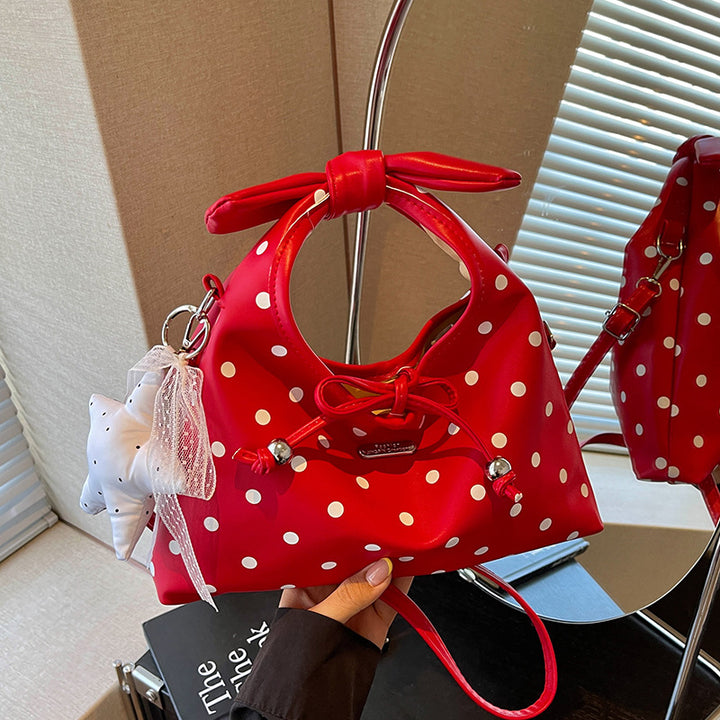 Damen Beuteltasche mit elegantem Punktedesign Nord Taschen