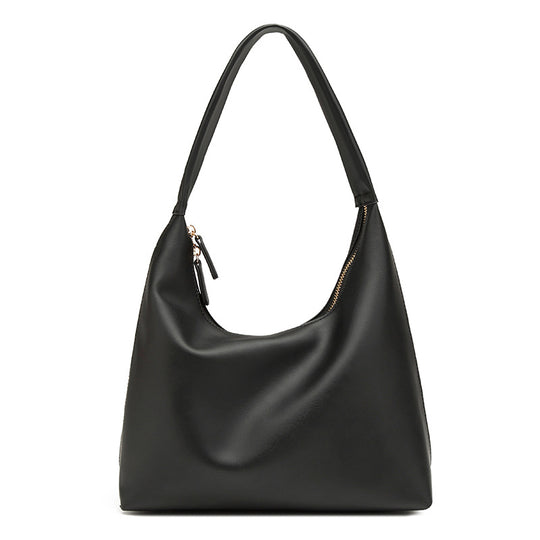 Damen Hobo-Tasche mit weichem, strukturiertem Kunstleder und praktischem Reißverschluss Nord Taschen