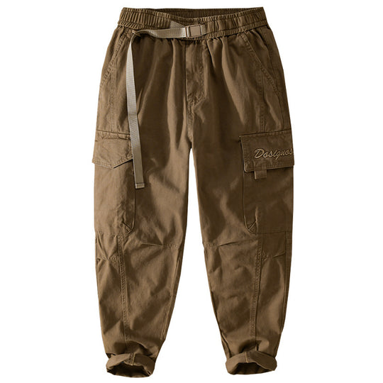 Herren Cargohose im Military-Look mit verstärkten Knien und elastischem Beinabschluss Nord Taschen