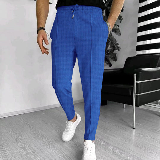 Herren Modische Chinohose mit elastischem Bund und praktischen Taschen