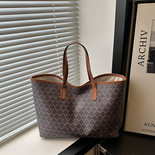 Damen geräumige Freizeit-Tasche mit elegantem Muster Nord Taschen