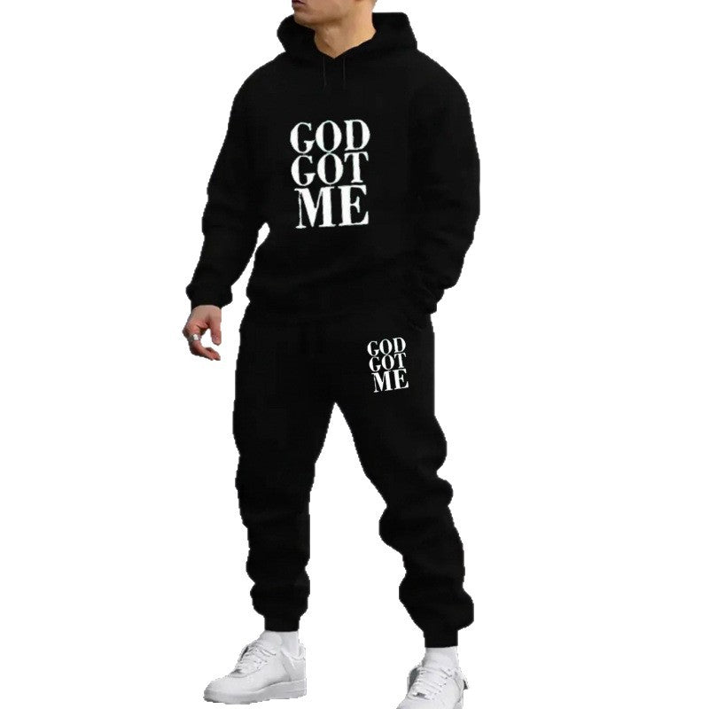 Herren Fragen Hoodie und Jogginghose Set Nord Taschen